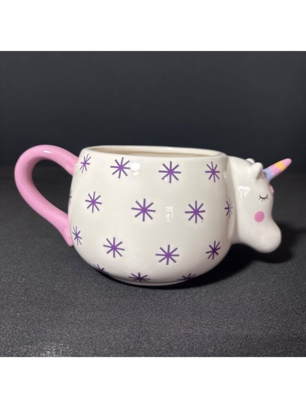 Unicorn Ceramic 3D Mug Coffee Tea Cocoa Chocolate Whimsical Planter 18 oz Mug - Picture 11 of 16